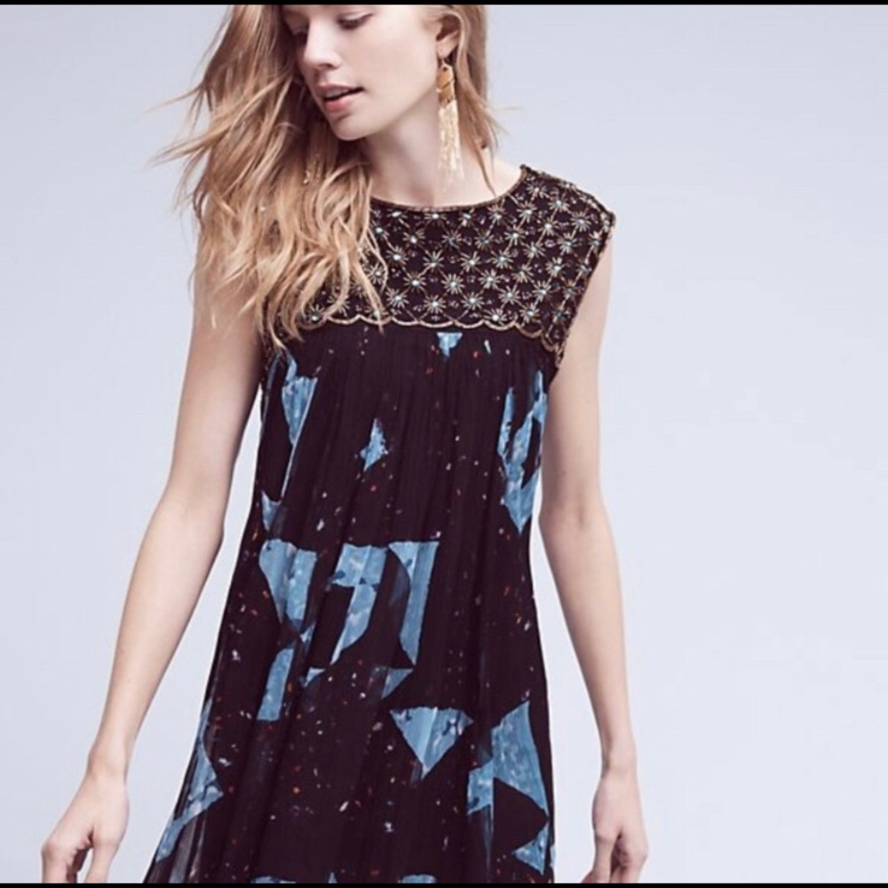 Anthropologie Moulinette Soeurs Lydia Swing dress